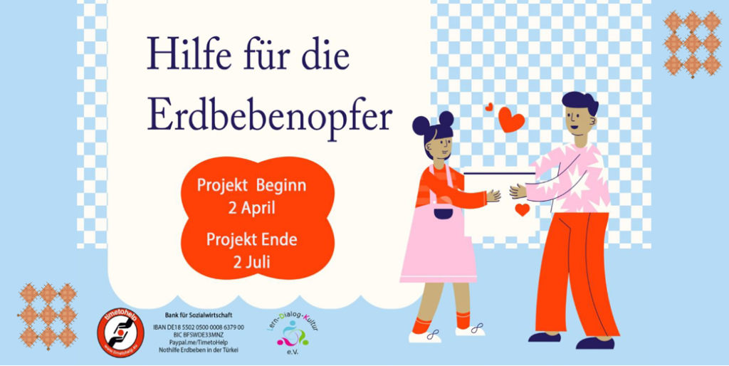 Hilfe für Erdbebenopfer